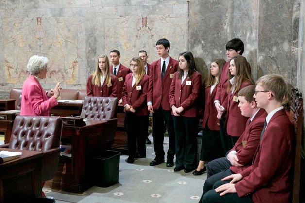 Sen. Joe Fain invites South King County students to participate in the Senate Page Program during the 2015 legislative session.