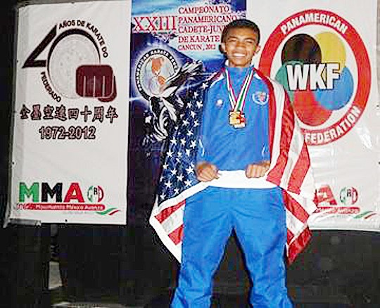 Thomas Jefferson sophomore Kiel Hicks won a gold and silver medal at the Junior Pan American Games