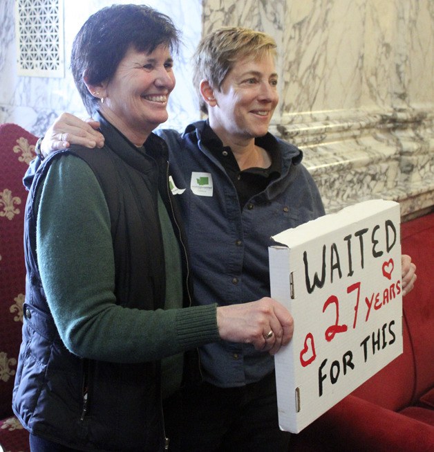 Washington legalized same sex marriage in 2012.