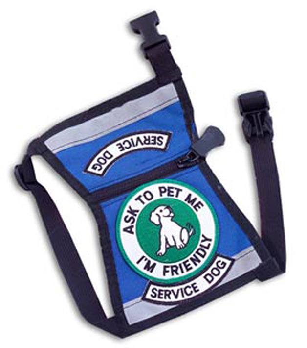 Websites from companies like Service Dogs America and Service Dogs Canada sell vests as part of an identification package for service dogs.