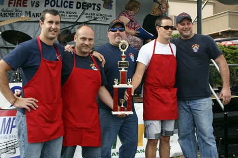 South King Fire and Rescue’s Shark Pit recaptured first place. Team members are Brad Chaney