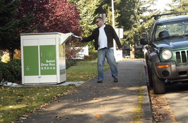 The ballot dropbox is located in front of City Hall at 33325 8th Ave. S.