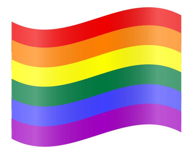 gay flag background hope