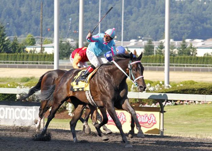 Noosa Beach is the early-line favorite to win the Longacres Mile