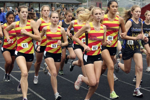 2011 file photo of the Thomas Jefferson High School girls cross country team.