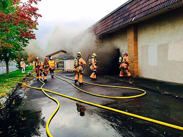 South King Fire and Rescue firefighters responded to a fire at a vacant building at 6:30 a.m. Thursday morning.