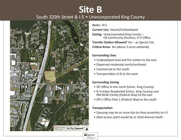 Proposed plan from King County