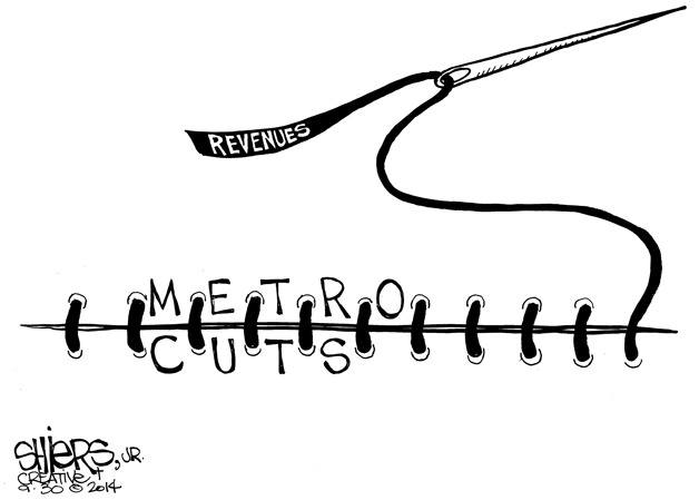 Metro cuts and revenues