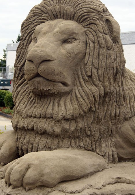 'Pride of Federal Way' can be seen at the Sand Sculpting Tournament of Champions through Sept. 5.