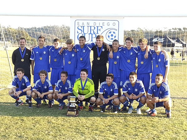 The Federal Way Football Club (FWFC) U-17 Blue team recently won the prestigious San Diego Surf College Cup in California.