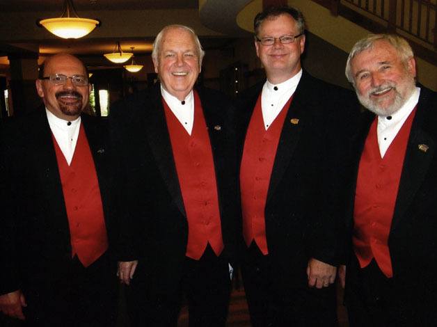 Singers from the Federal Way Harmony Kings will deliver Singing Valentines in 2012.