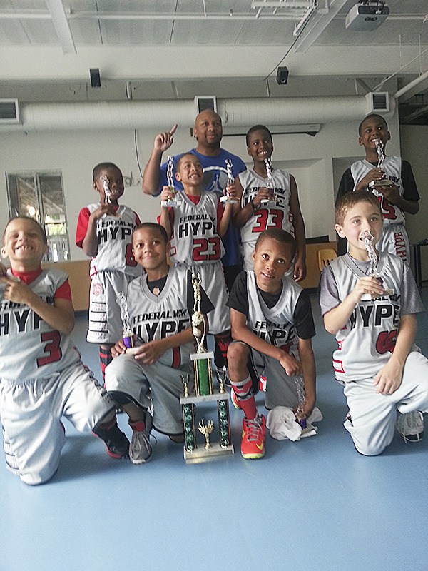 The Federal Way H.Y.P.E. boys basketball team won the second-grade Shorty Shootout Basketball Tournament last weekend at the Rainier Vista Boys and Girls Club in Seattle.