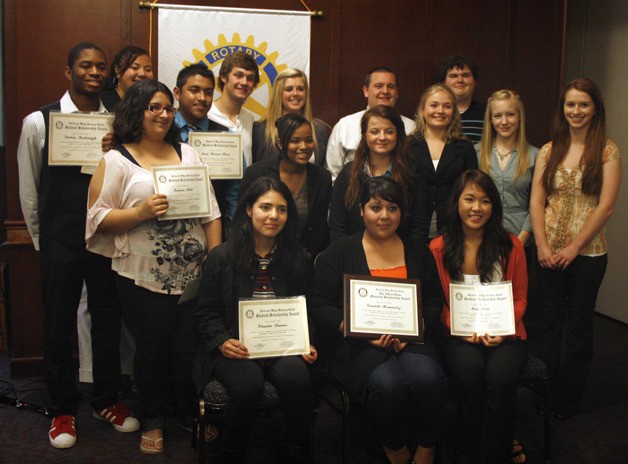 The 2012 Federal Way Rotary Scholarship recipients were honored at an awards luncheon June 7 at Twin Lakes Golf and Country Club.