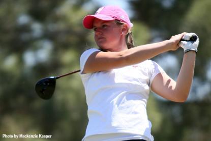 Thomas Jefferson graduate Jayme Carbon fired the best round of her Eastern Washington University career at the recent Big Sky Conference Championship in Arizona.