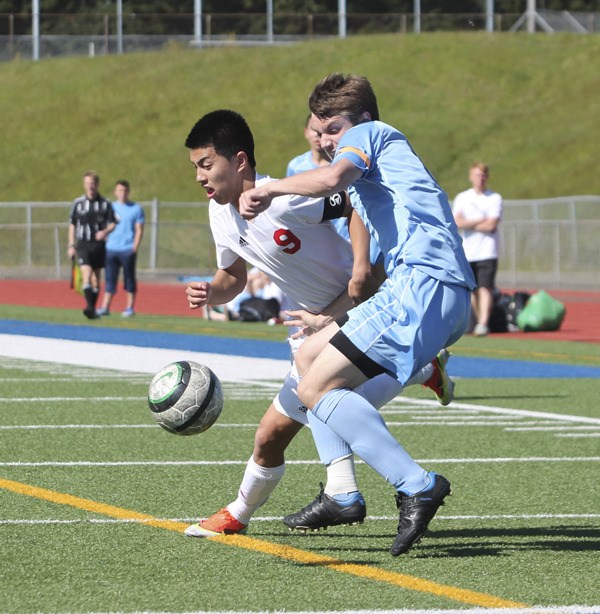 Jefferson senior midfielder Matthew Cruz finished the season with six goals and seven assists for the state-champion Raiders. Cruz scored single goals in the semfinal and final for TJ.