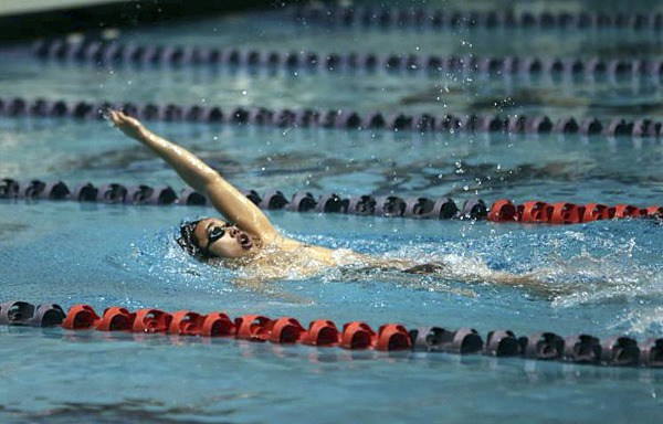 The Thomas Jefferson High School swim team blew away Kent-Meridian Tuesday