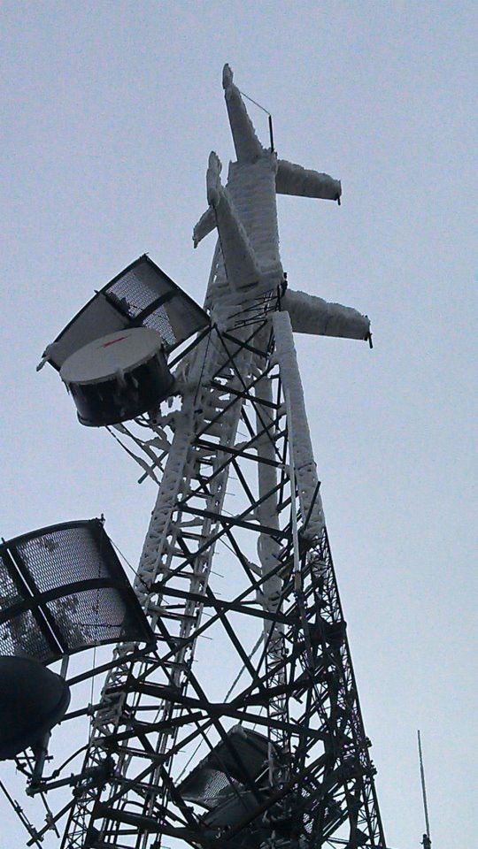 A radio tower at Mcdonald Point.