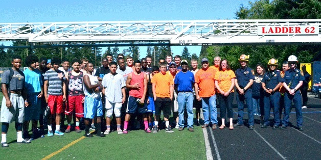 The Decatur Football Booster Club held their second annual Balls of Fire Golf Ball Drop to raise funds for the Gators football team on Saturday at Decatur High School.