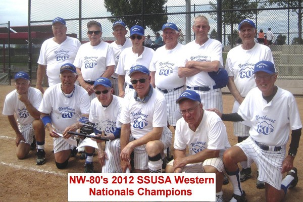 The Northwest-80’s senior softball team recently won the 2012 SSUSA Western National Championship in Aurora