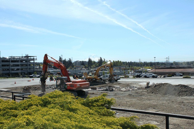 Construction is underway for Town Square Park