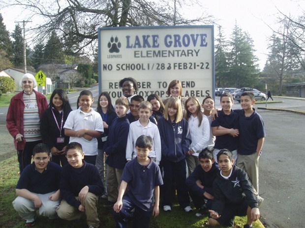 At Lake Grove Elementary School in Federal Way