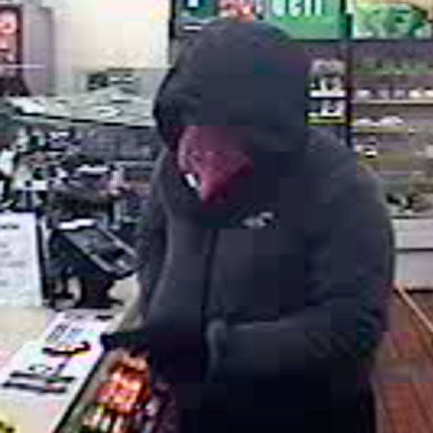 An armed suspect robbed a 7-Eleven store Sunday.