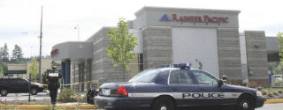 Federal Way police responded to a bank robbery at approximately 9:30 a.m. May 27 at Rainier Pacific Bank