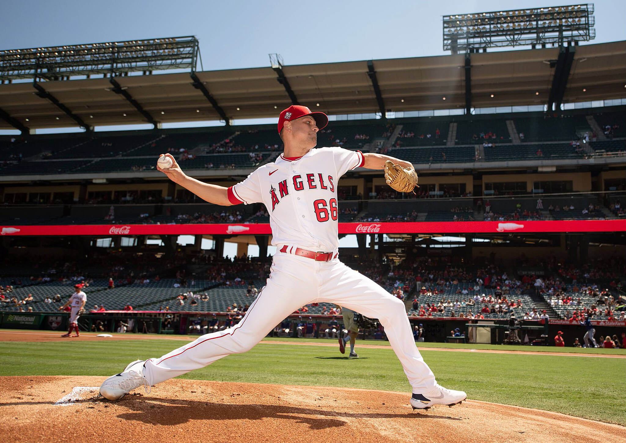 Photo courtesy of Angels Baseball
Decatur High School grad Janson Junk made his Major League Baseball debut with the Los Angeles Angels.