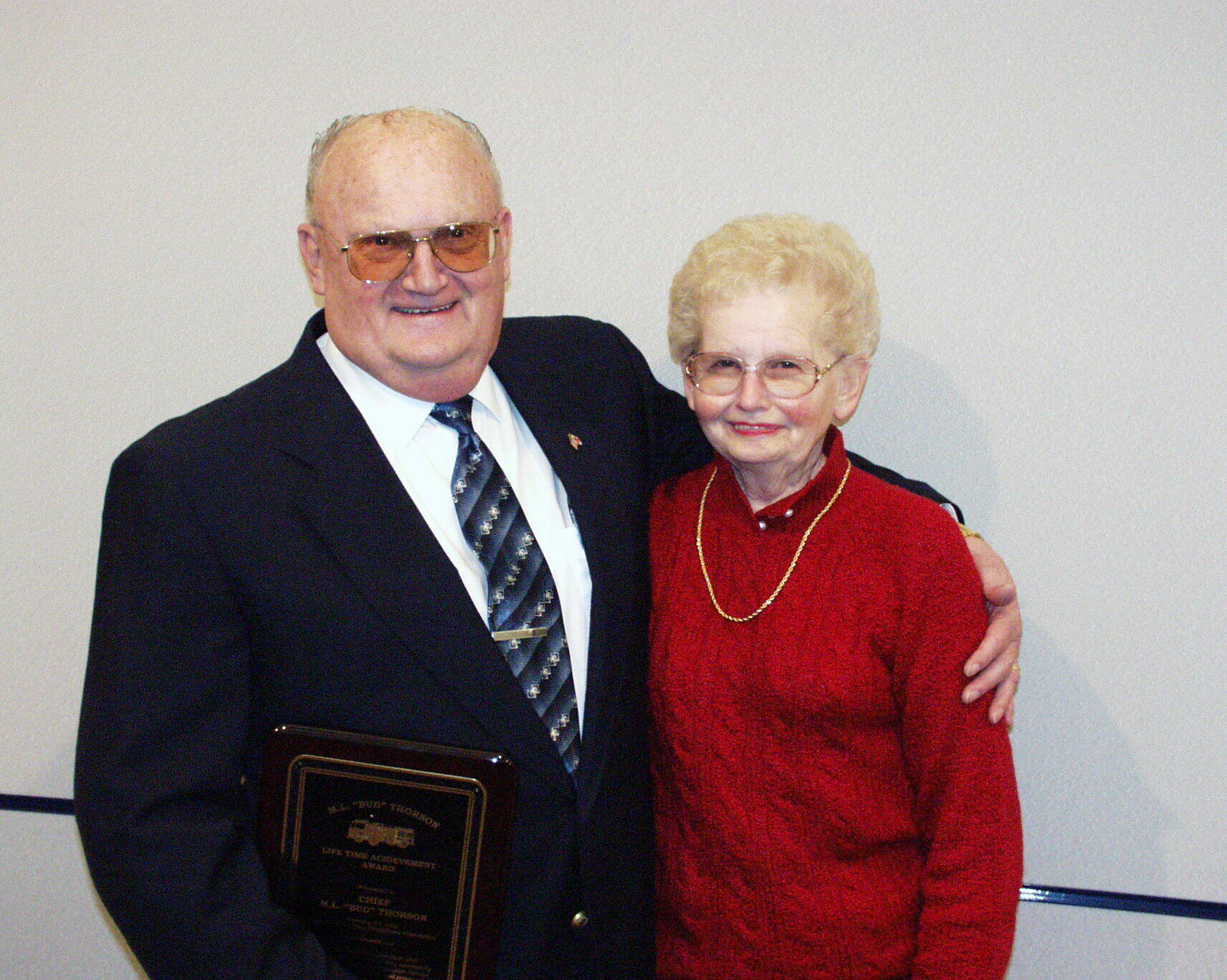 Bud Thorson and his wife, Joan. Photo courtesy of South King Fire and Rescue