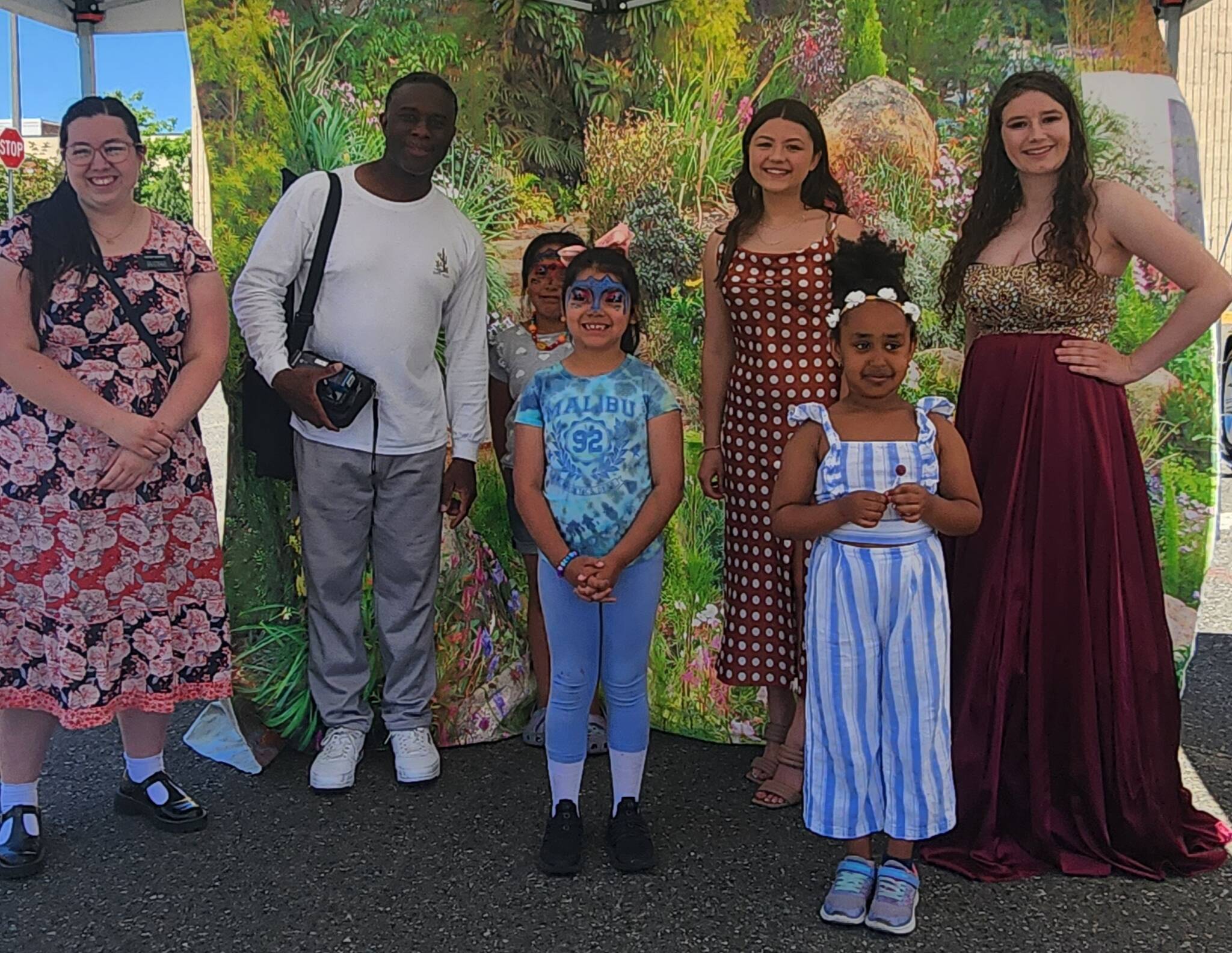 From left to right, Sister Daisson, Lamont Atkinsons, Sienna Ortiz, Ilona Tabunscic, Rediet Kalaly and Jess Mackey. Photo courtesy of Vickie Chynoweth