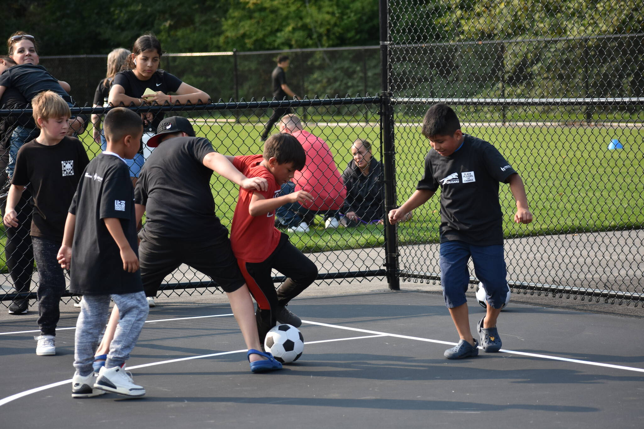 Mini-pitches honoring Black Players for Change unveiled in Newark, New  Jersey