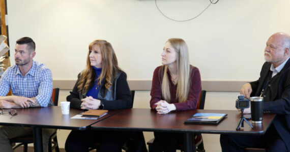 Panel speakers from the first Community Coffee Chat earlier this year.