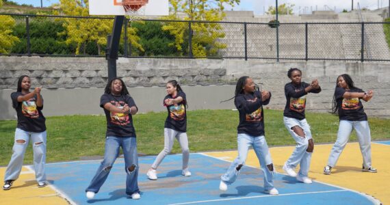 The Phenomenal She Dance Team performing. Photo by Joshua Solorzano/The Mirror