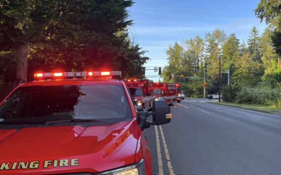 On Monday, June 24, at 5:34 a.m., a fatal motor vehicle collision occurred at the South 320th Street and 21st Avenue Southwest intersection. Photo courtesy of South King Fire