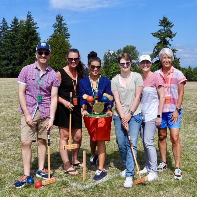 The winning team for speed croquet in 2023 at the Federal Way Rotary Club’s annual fundraiser. Photo provided by the Federal Way Rotary Club. The club’s 2024 tournament is 1 to 5 p.m. Saturday, July 20. For more information at www.federalwayrotary.com. Courtesy photo