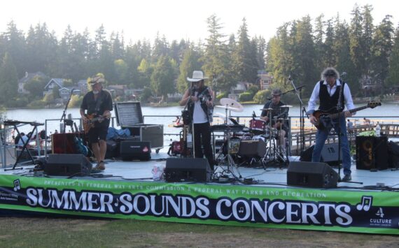 The Hot Rodster Band kicked off the Summer Sound Concert series July 10. Photos by Max Burchi/The Mirror