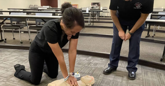 A free CPR training and career fair will run from 10 a.m. to 5 p.m. Saturday, July 13 at the accesso ShoWare Center in Kent. COURTESY PHOTO, Puget Sound Fire