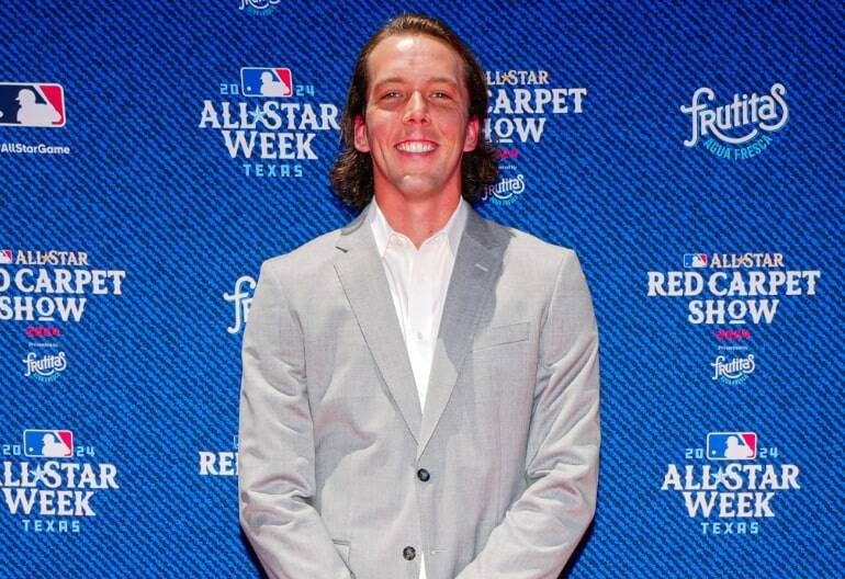 Mariners pitcher Logan Gilbert represented at the All-Star Game. (Photo courtesy of Seattle Mariners Facebook page)