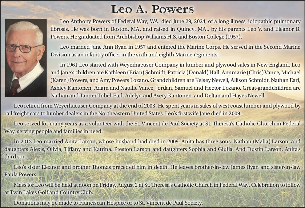 Leo Anthony Powers | Obituaries