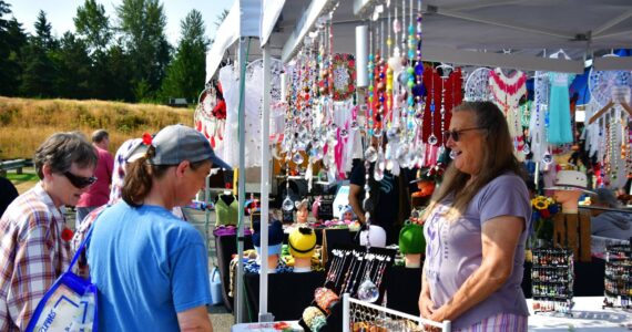 The community enjoyed a sunny Federal Way Farmers Market on Saturday, July 27. The market is open 9 a.m. to 4 p.m. Saturdays at The Commons mall parking lot. Photo by Bruce Honda