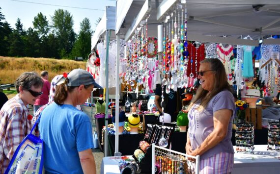 The community enjoyed a sunny Federal Way Farmers Market on Saturday, July 27. The market is open 9 a.m. to 4 p.m. Saturdays at The Commons mall parking lot. Photo by Bruce Honda