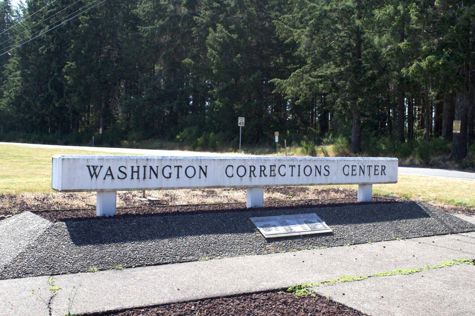 Washington Corrections Center, a prison in Shelton, Washington. (Grace Deng/Washington State Standard)