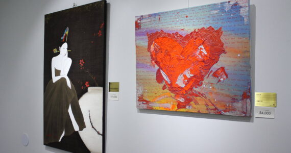 Art shown at Gallery K features a variety of Korean artists. Photo by Keelin Everly-Lang / the Mirror