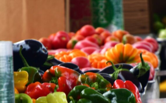 Peppers were plentiful at the Federal Way Farmer’s Market on Saturday, Sept. 14. The market runs 9 a.m. to 4 p.m. Saturdays through October at The Commons mall parking lot. Photo by Bruce Honda