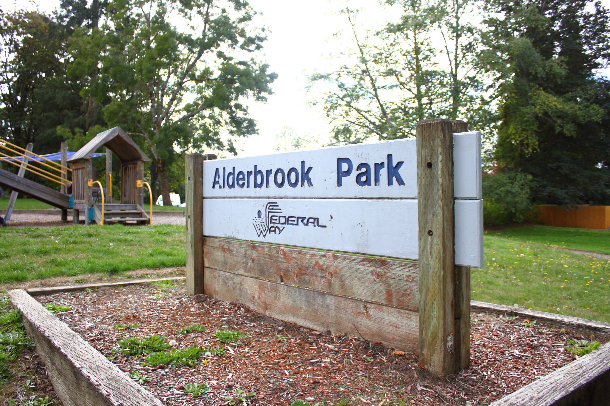 Alderbrook Park in Federal Way is being considered for renaming to celebrate the legacy of John and Mary Conna, who are important figures in Federal Way’s history. Photo by Keelin Everly-Lang / the Mirror