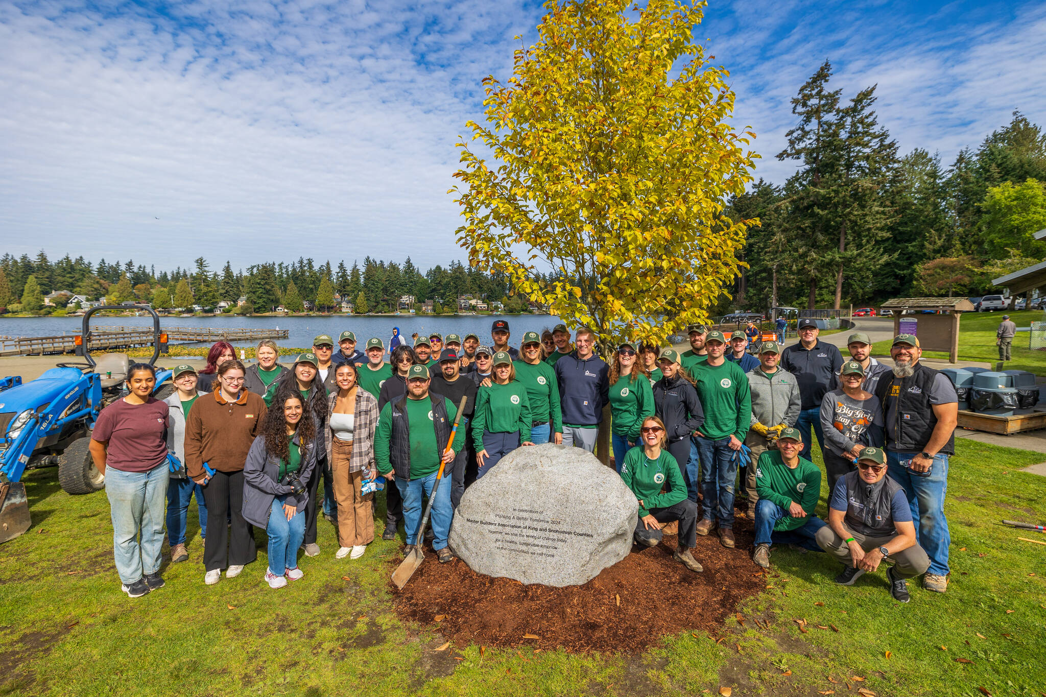 The “Planting a Better Tomorrow” event took place Saturday, Oct. 5m at Steel Lake Park. Courtesy photo by Maurice Photo Inc.