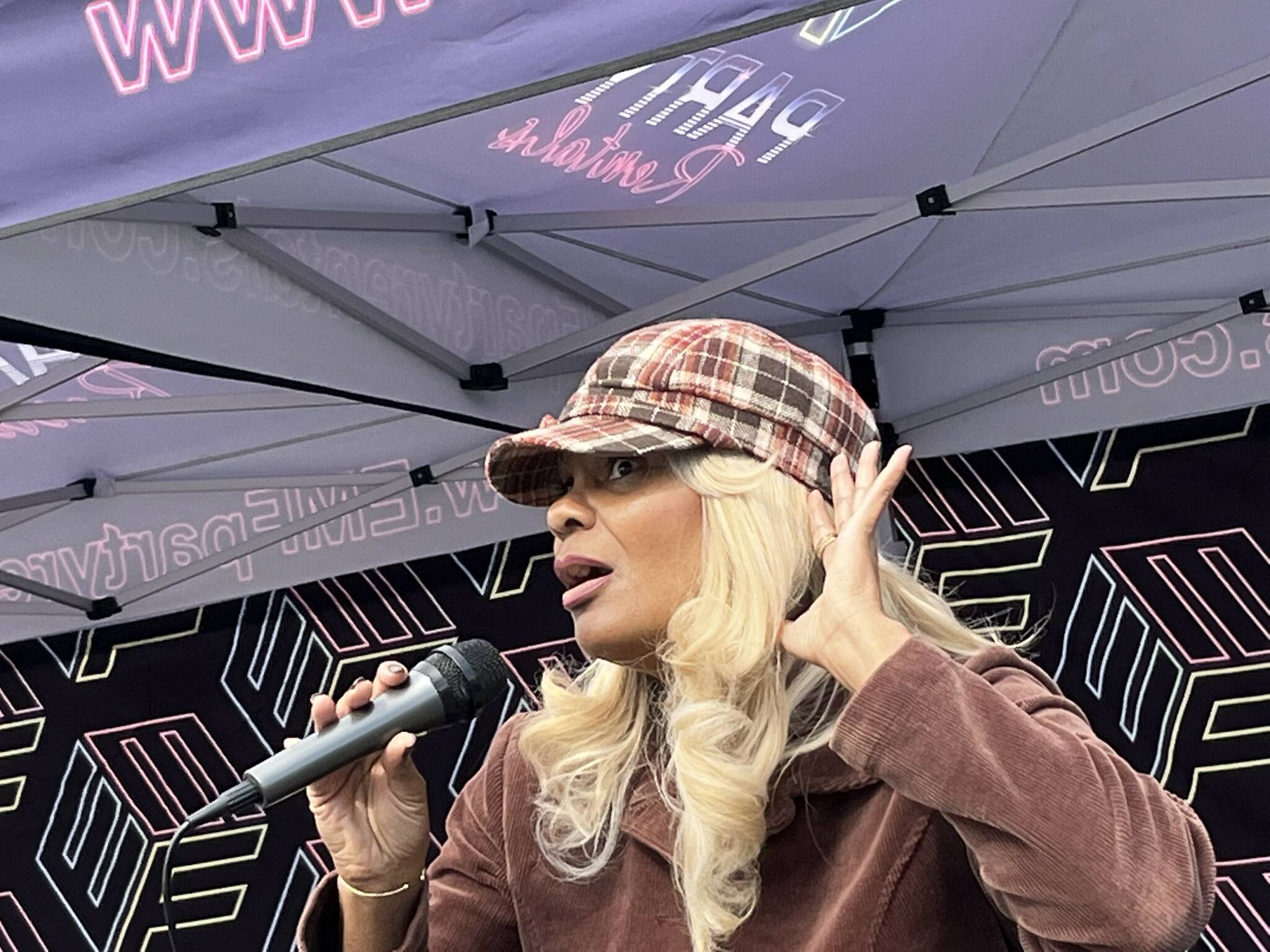 Federal Way’s Got Talent winner Mary Roberts is seen here performing at the Taste of Federal Way 2024 on Sept. 28. Roberts will be singing four songs at the Federal Way Farmers Market at noon Oct. 12. Mirror file photo