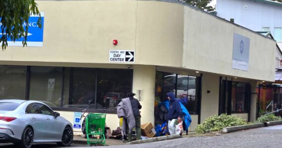 The Federal Way Day Center is located at 33505 13th Place South, Suite D, in Federal Way. Photo by Keelin Everly-Lang / the Mirror.