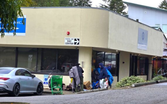 The Federal Way Day Center is located at 33505 13th Place South, Suite D, in Federal Way. Photo by Keelin Everly-Lang / the Mirror.