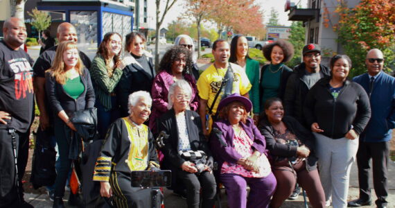 All of the descendants of John and Mary Conna who were present gathered for a group photo after the festivities. Photo by Keelin Everly-Lang / The Mirror